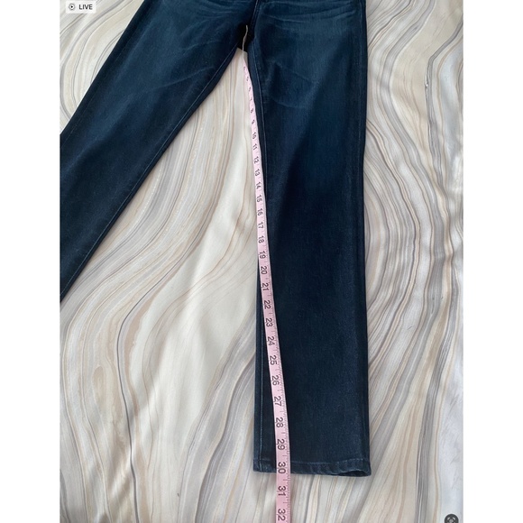 AG Adriano Goldschmied Prima Cigarette Contour 360 Denim Dark Blue Jeans 27x30 - Picture 9 of 15